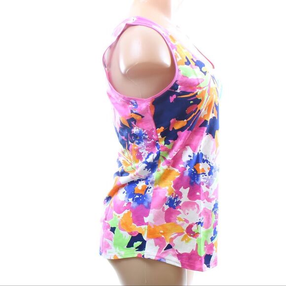 Chaps SPORT Printed Tank Top - Picture 2 of 5